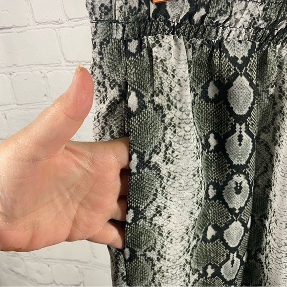Show Me Your Mumu Snake Print Wide Leg Sheer Pants S - Picture 7 of 11